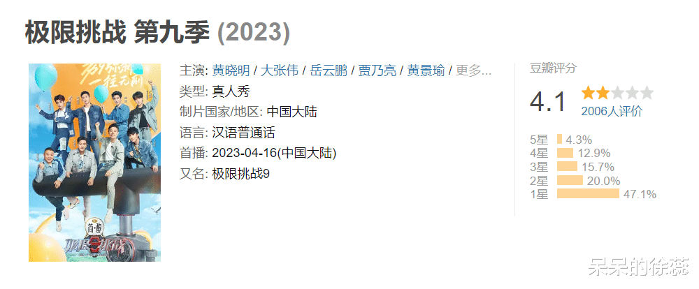 杨超越|杨超越缺席后，《极限挑战》口碑创历史新低，3位大神也救不了？