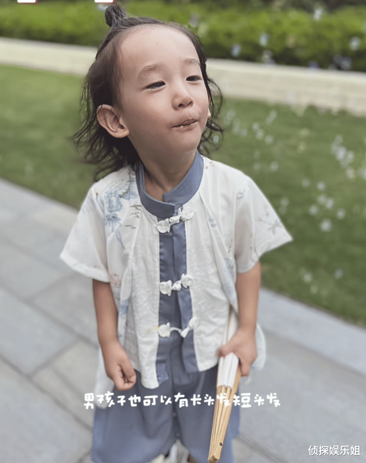 应采儿|应采儿无惧争议晒多张小儿子长发照,hoho软萌帅气超像哥哥Jasper