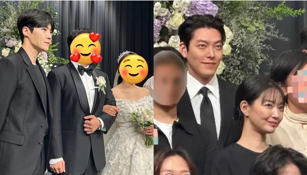 申敏儿、金宇彬合体出席经纪人婚礼春风满面,网友:何时结婚?