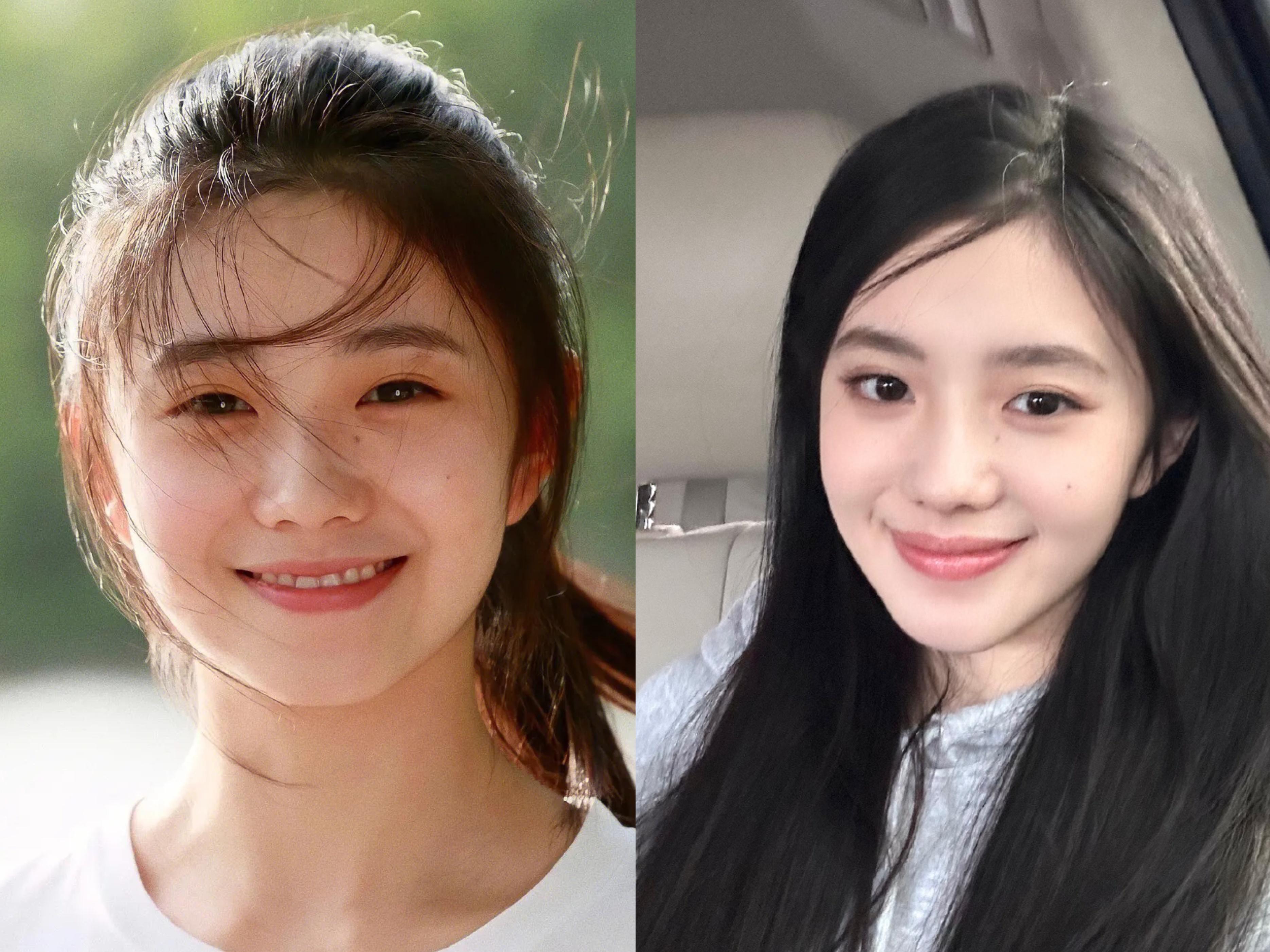 胡歌|刘浩存被质疑整容，近照精致认不出，网友P图还原原始五官变化大