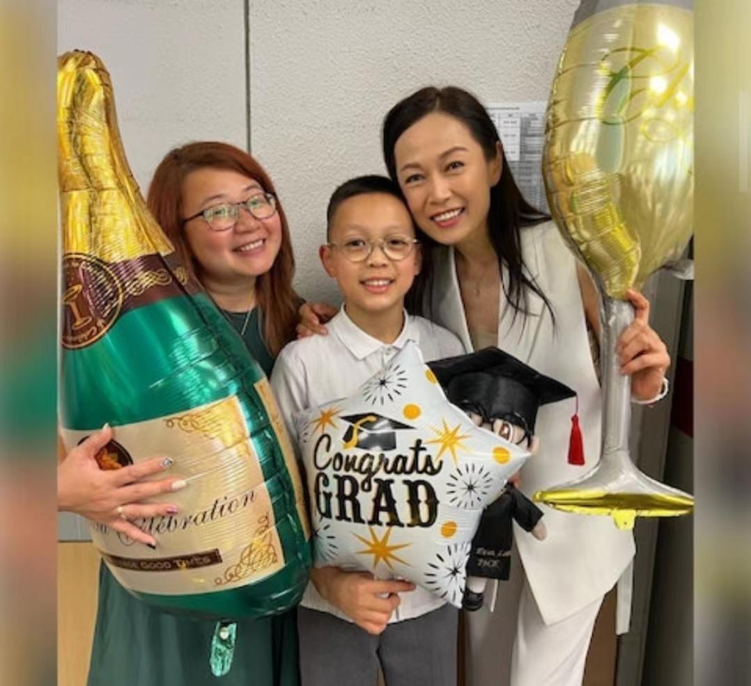 不容易！TVB女星母兼父职供儿子读名牌学校，未婚生子生父仍成谜