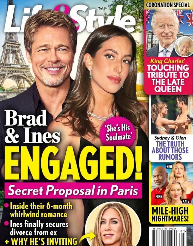 |外媒曝布拉德皮特求婚成功,小30岁女友还没和老公正式离婚