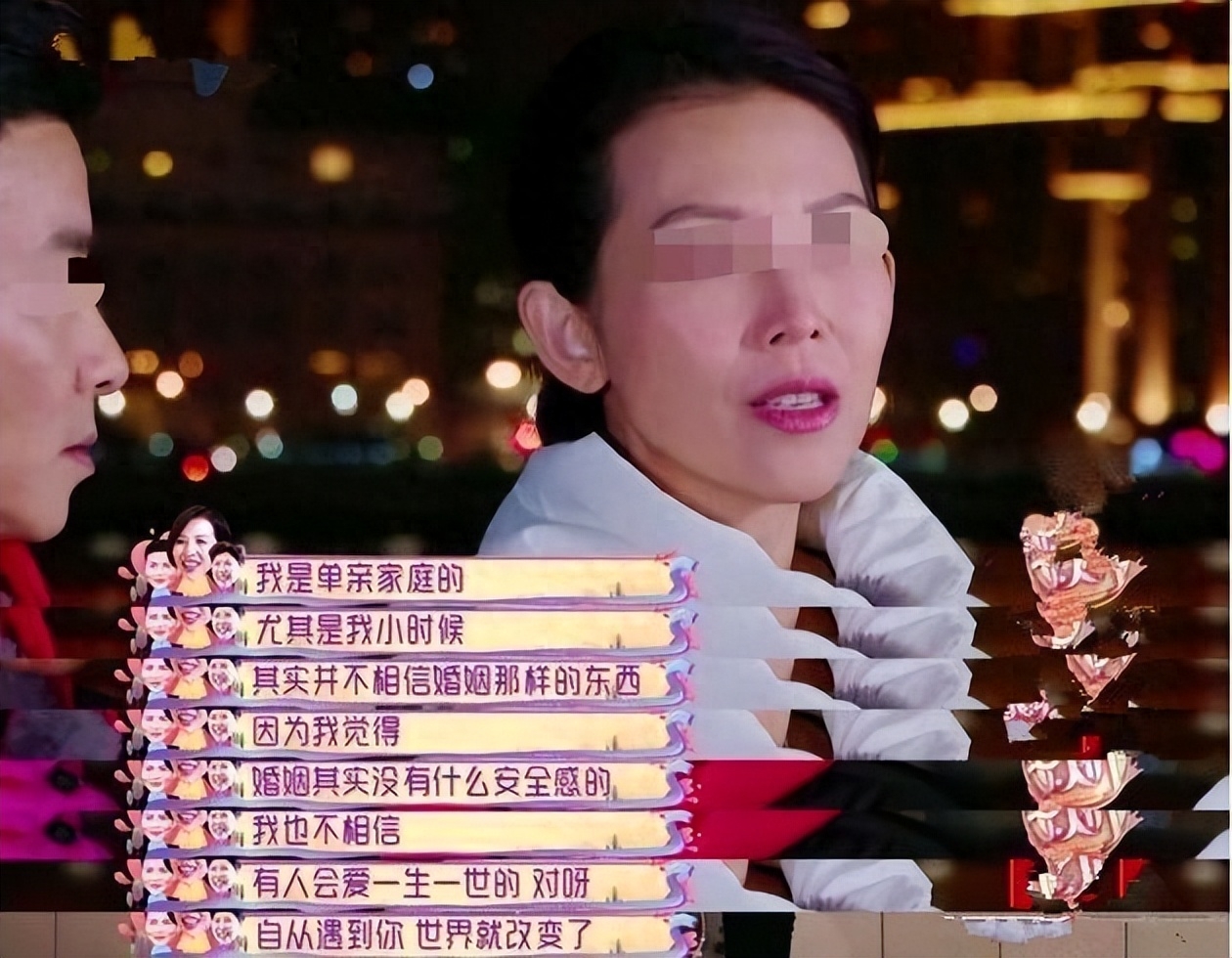 49岁的蔡少芬回应说,如果她离婚,她的丈夫肯定会再婚,这更现实