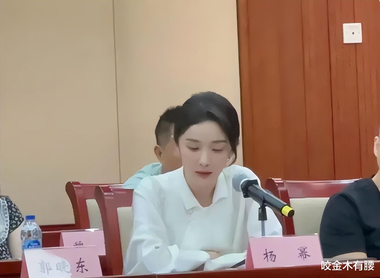 杨幂出席文艺座谈会,倡导抵制阴阳合同与偷逃税,评论区一针见血