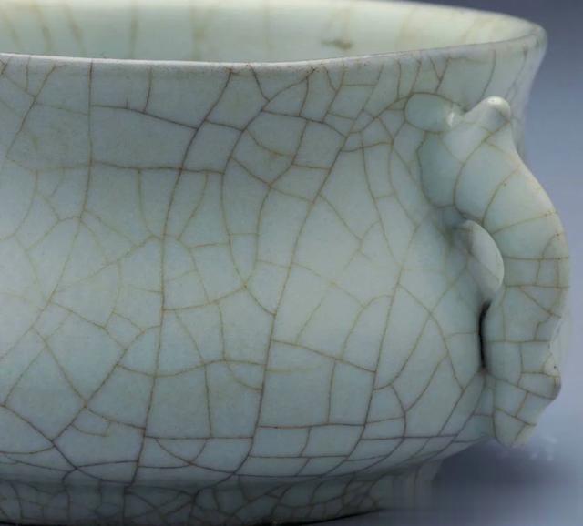 官窑|贾宝国一真一假说瓷器(X121-仿宋官窑香炉)