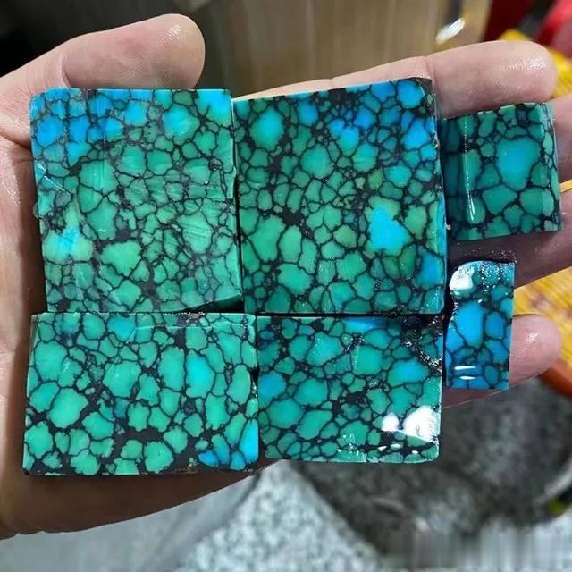 绿松石|铁线控的最爱，精美网花绿松石