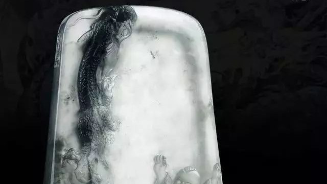 小叶紫檀|分享一组“水墨”翡翠玉雕作品