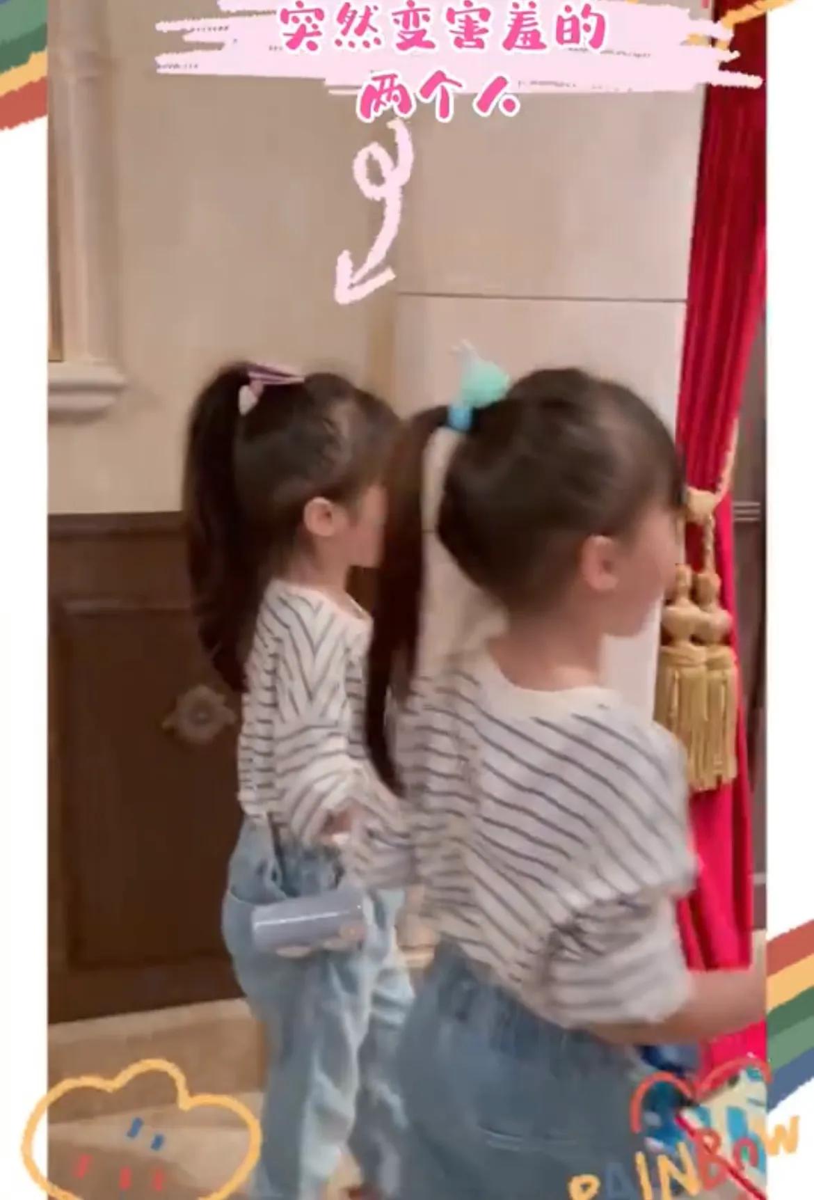 熊黛林|熊黛林一家四口出游欢乐满满，4岁双胞胎女儿甜美可爱，模样不像