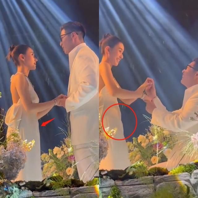 何超莲|奉子成婚?何超莲婚礼小腹凸起照流出,生一个能得9位数家族奖励