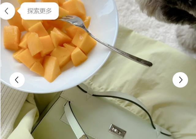 程晓玥|程晓玥孕后期还在忙碌,怀女儿爱吃芒果,晒几万奢侈品包包