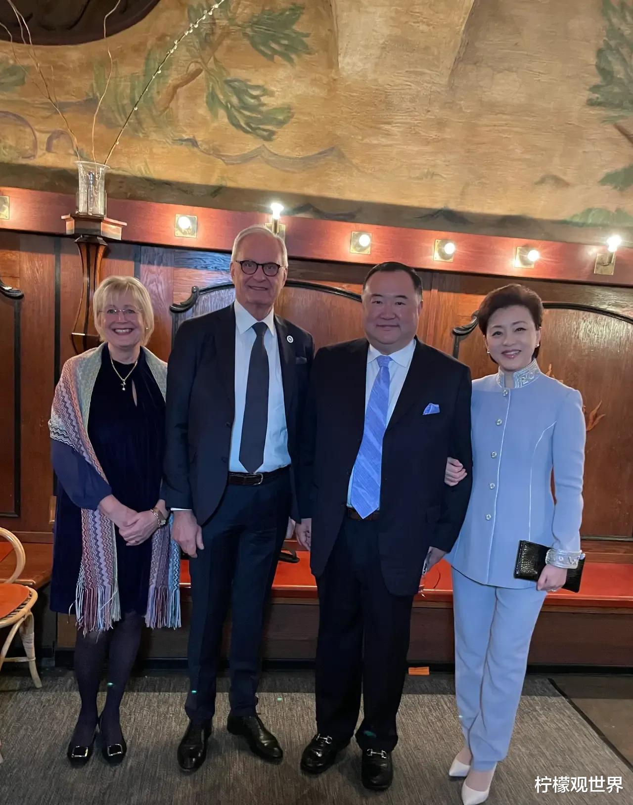 杨澜|杨澜陪老公领诺贝尔奖，穿着被指像服务员，曝全家已移民美