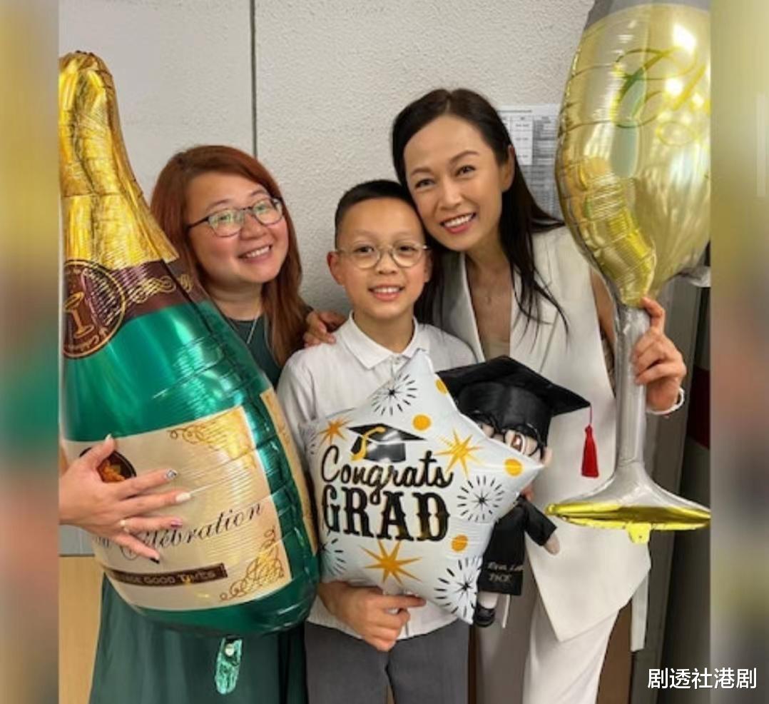 不容易！TVB女星母兼父职供儿子读名牌学校，未婚生子生父至今成谜