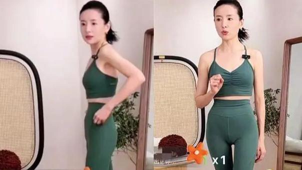 董洁|董洁直播卖瑜伽裤，把女星的身材尴尬暴露得淋漓尽致