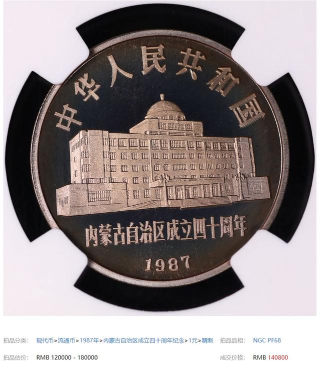 少见的87年1元，拍了14.08万！谁有就发了