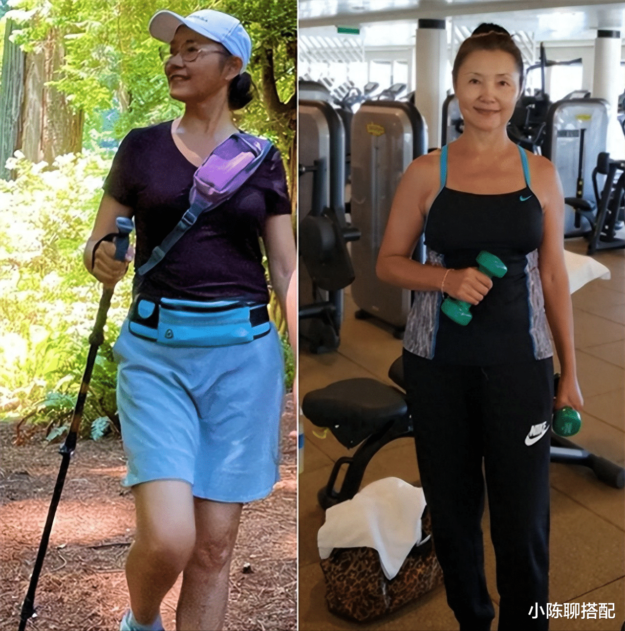 60+潘虹和姜黎黎亲身示范：不披发、不穿老年装，优雅老去真美