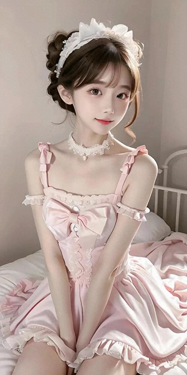 可爱洛丽卡装美少女，看脸就够了