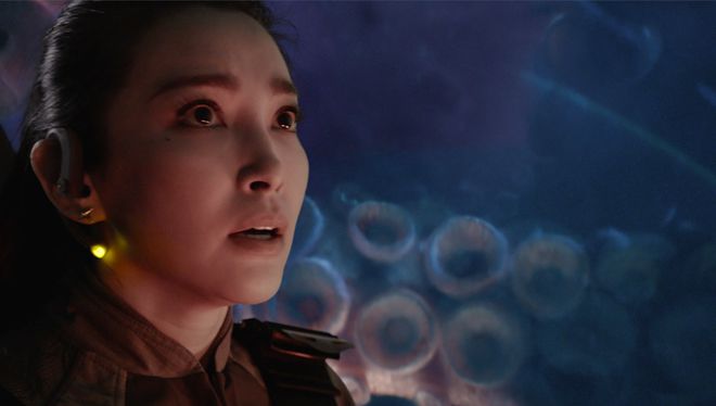 《巨齿鲨2》李冰冰有多悲催？连台词都没有，就出场了一张照片