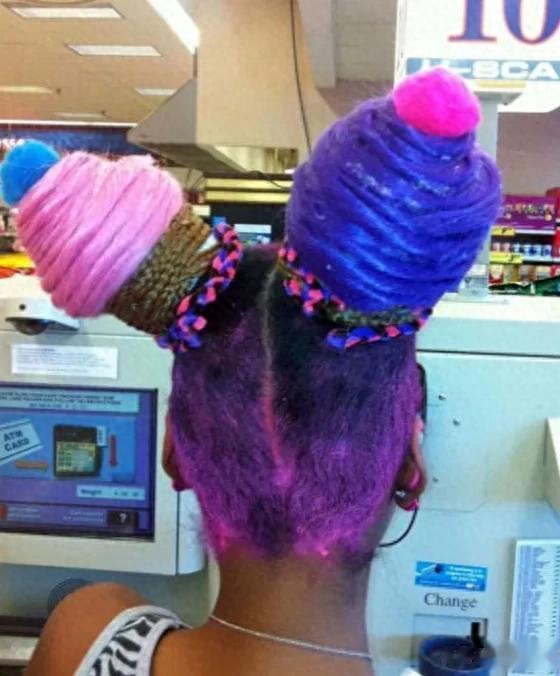 奇葩怪异的个性发型