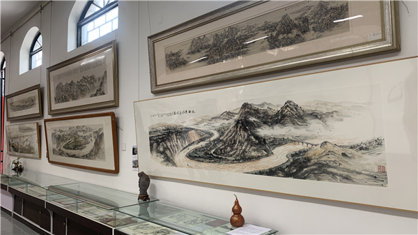 山水画|长河追日——靳文艺山水画作品展新闻发布会在京成功举办