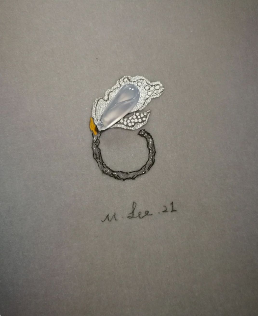 【兰】— 兰心似玉的翡翠戒指