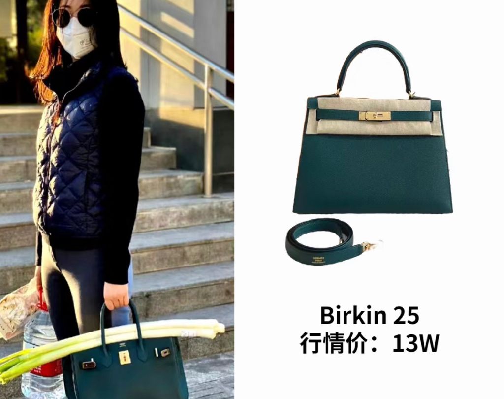 13万的爱马仕用来装大葱?朱珠这波“炫富”太接地气了