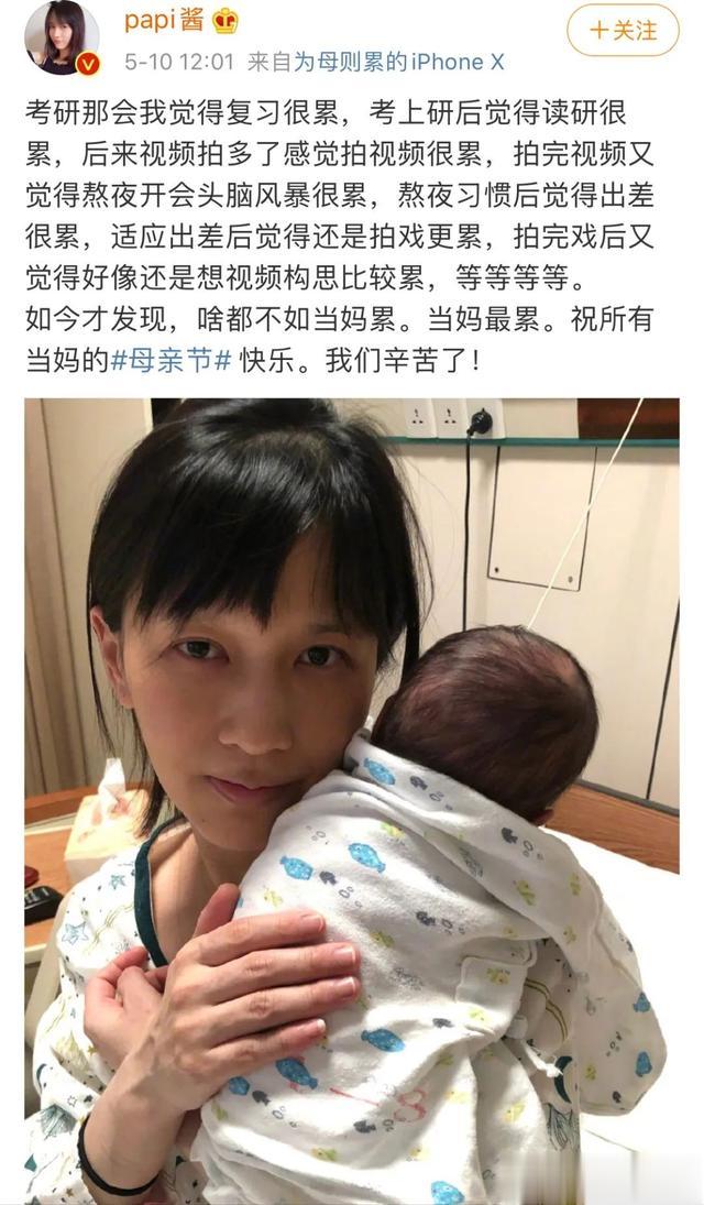 高校|papi酱又成内娱活靶子了?把1岁孩子送去托儿所就这么罪不可赦?