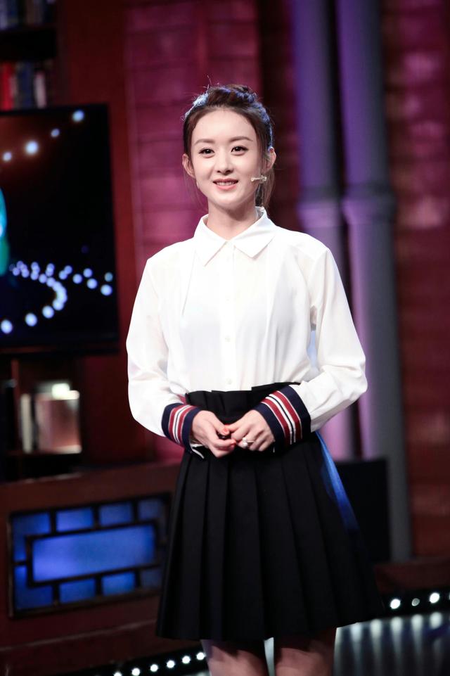 赵丽颖|赵丽颖参加金星秀活动现场