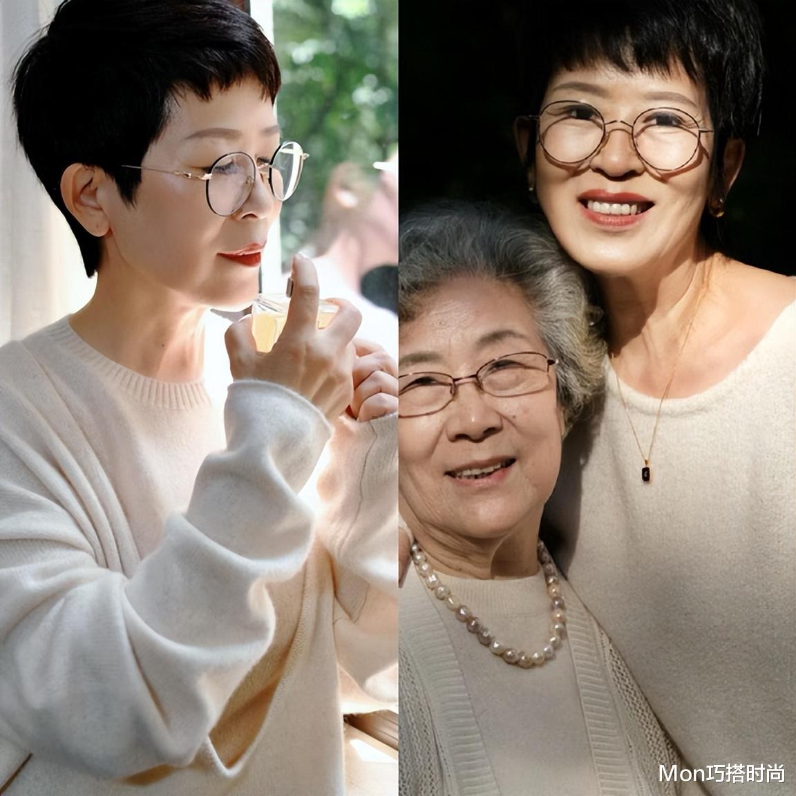 被63岁玫姨圈粉了!发不烫不染,首饰不穿金戴银,美得优雅又时髦