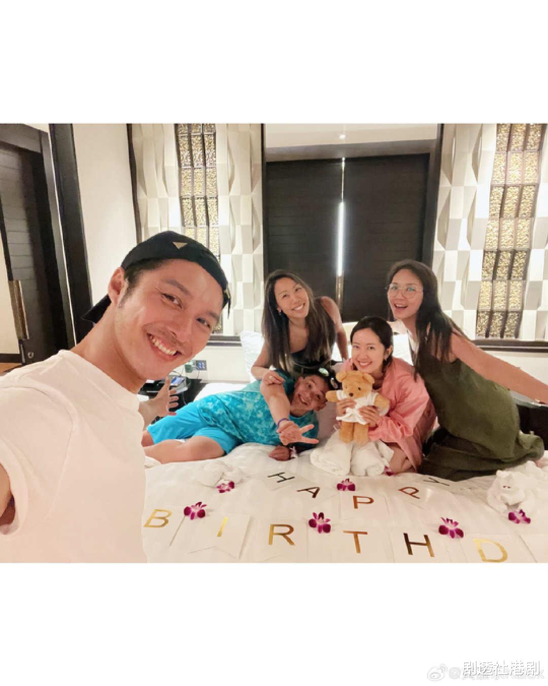 铁马家族成员曝光近照！被误会是马国明婚礼现场图，实则有人生日