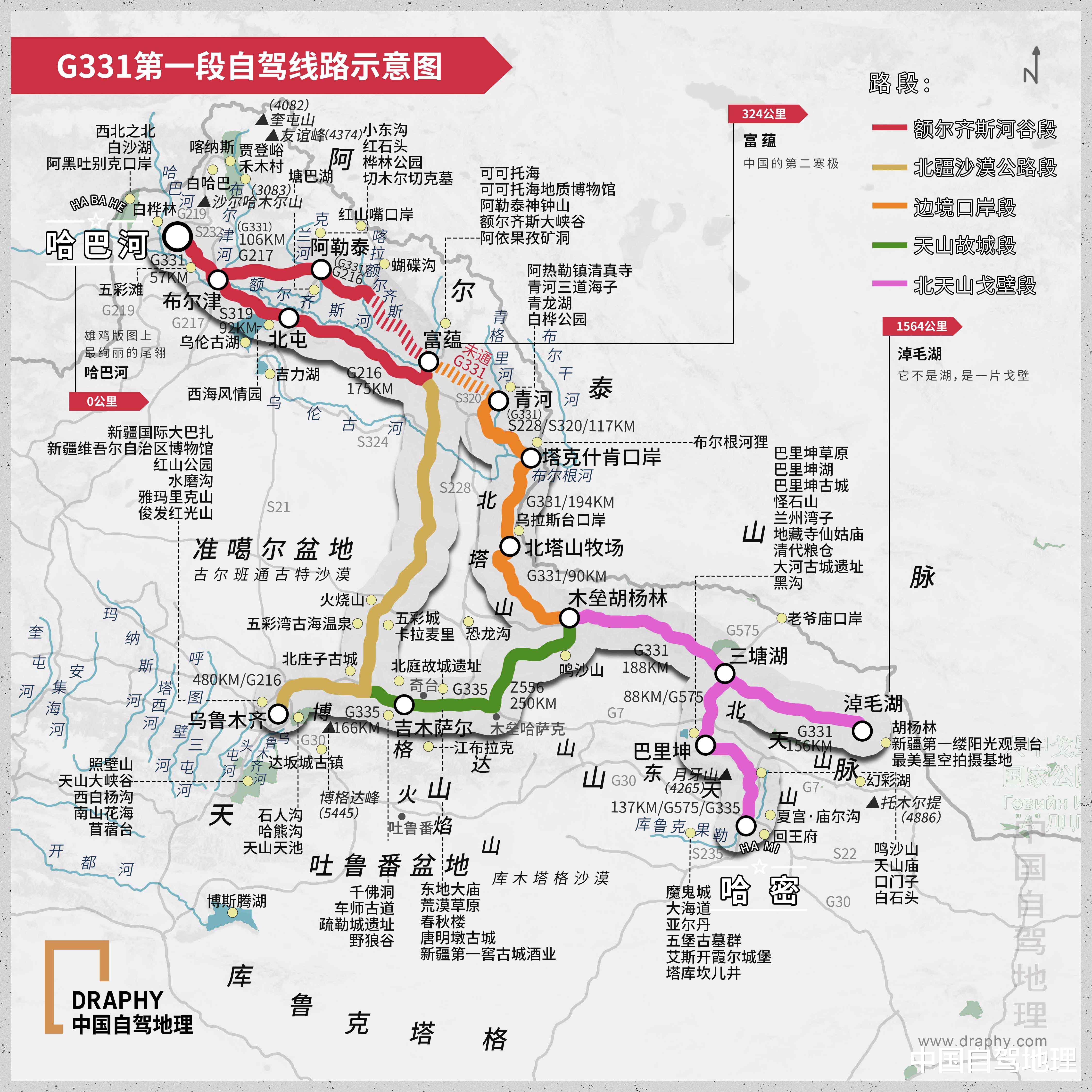 胡杨林|横跨中国北境的孤勇者之路，接力G219，荒芜与惊喜并存！|中国自驾地理