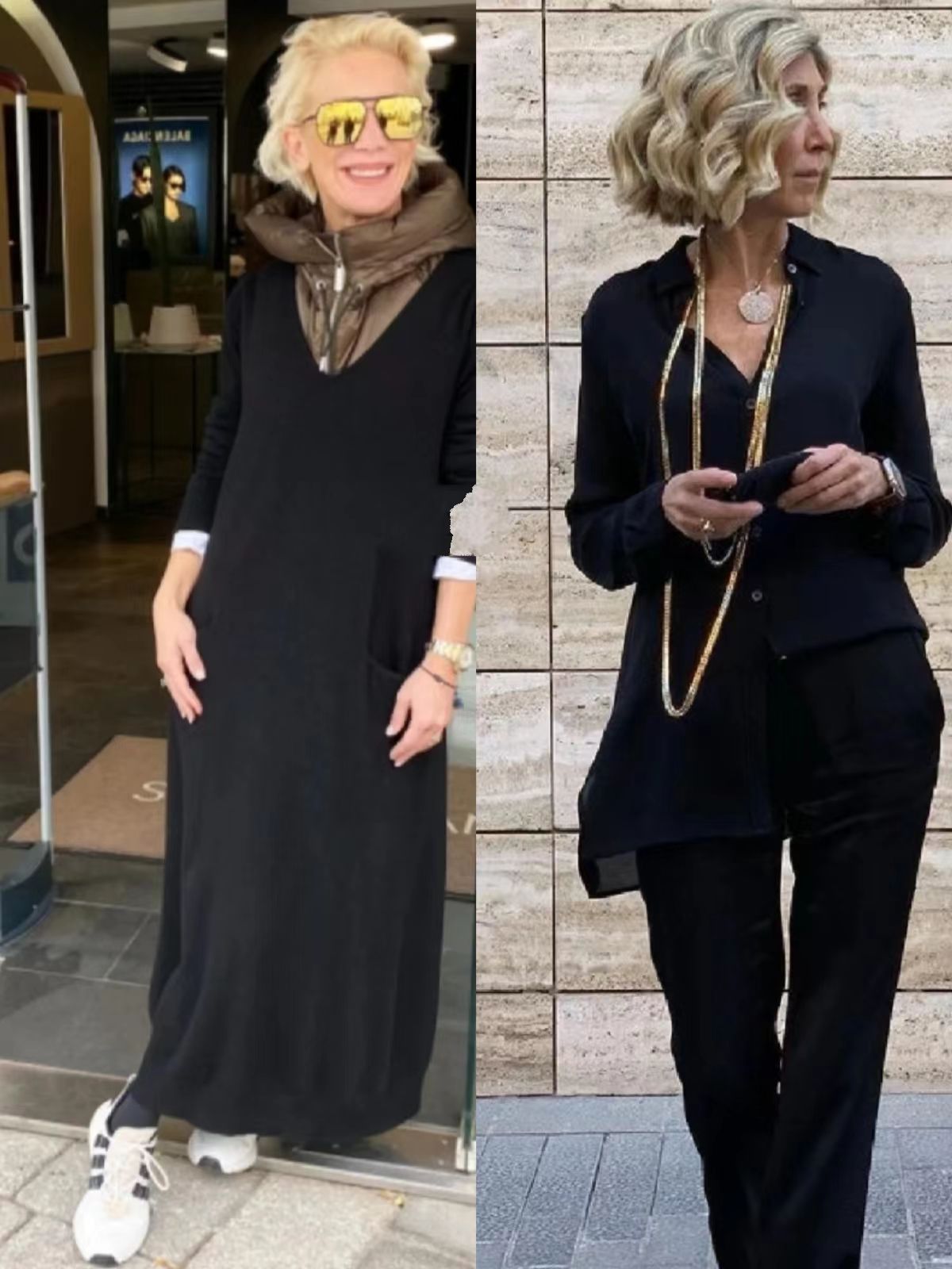 穿衣搭配 我发现像林青霞这样,老了也很美的女性,都:发不过肩、穿衣得体