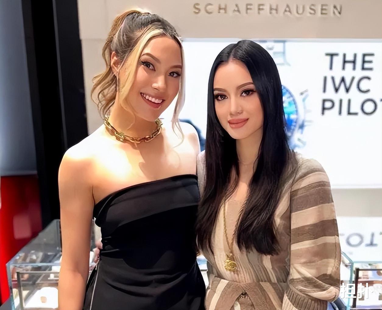 张颂文|林恬儿晒跟谷爱凌合照，爷爷父亲丈夫都是百亿富豪，母亲则是明星