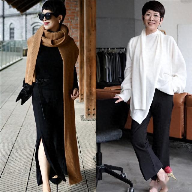 这是我见过最得体的妈妈,穿衣极简却高级有气质,短发不烫很知性