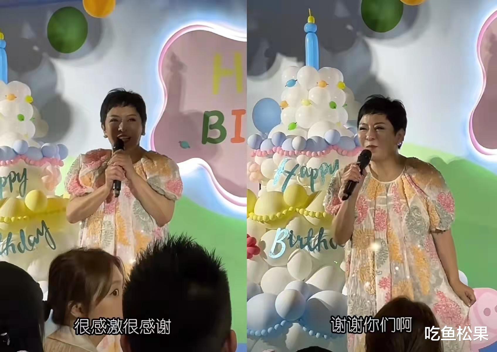 |向佐郭碧婷为二胎办周岁宴,向太心情特别好!穿亲子装场面温馨