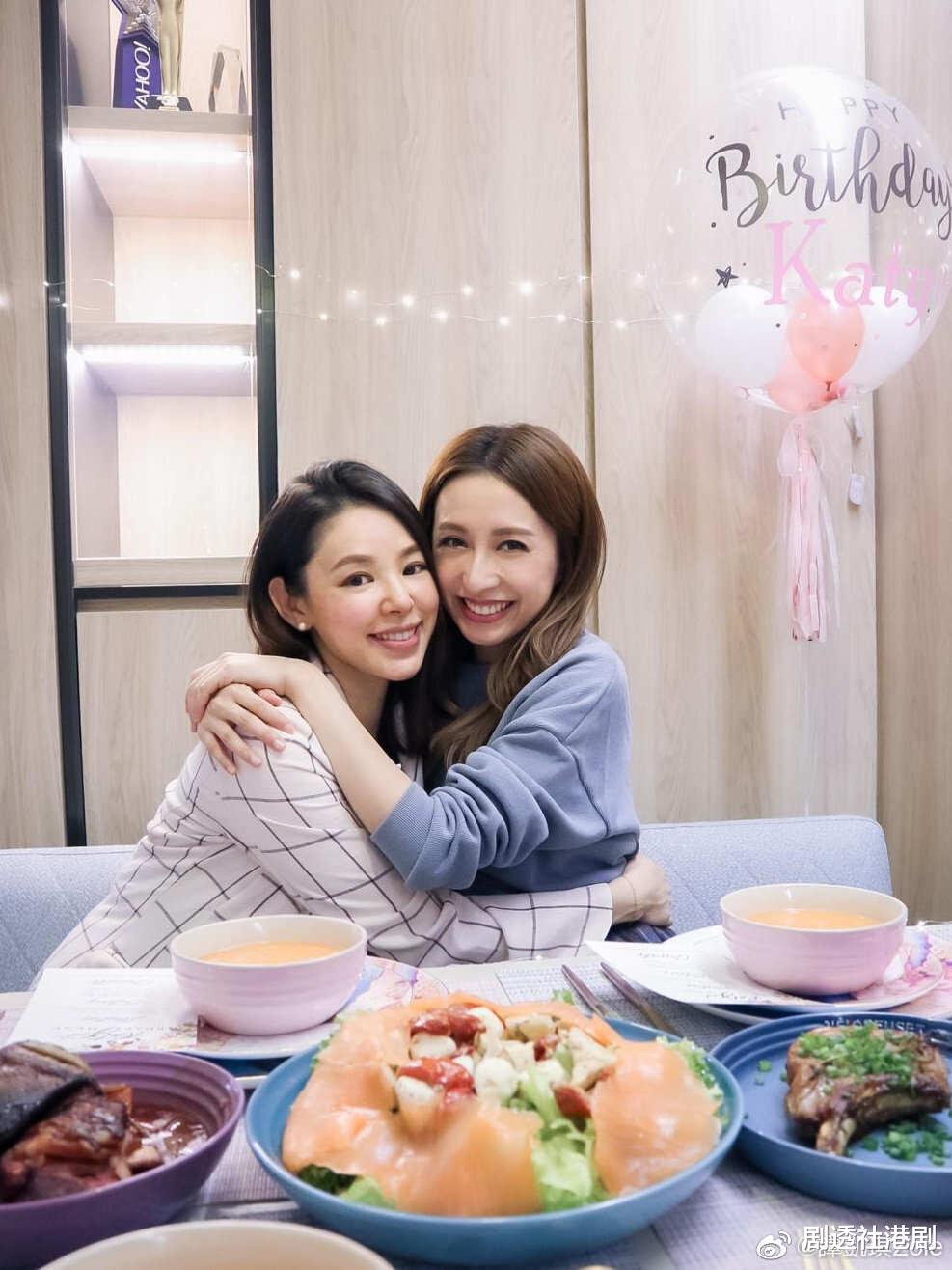 TVB实力女星为3岁女儿庆生!一家三口罕见同框,小家伙太像妈