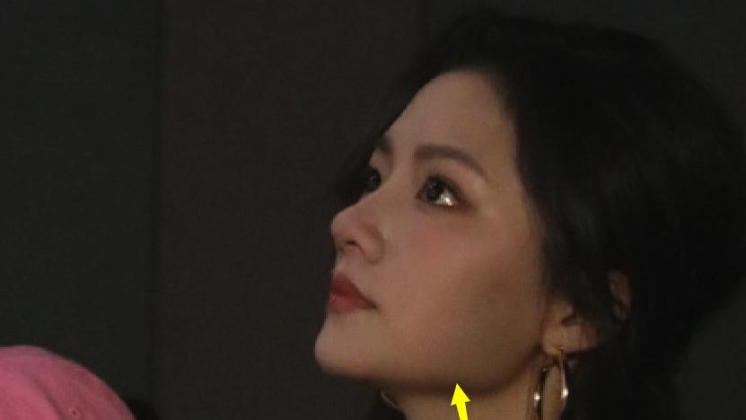 任敏现身发布会，生图被指撞脸毛阿敏，腮帮大、颈纹重，全靠P！