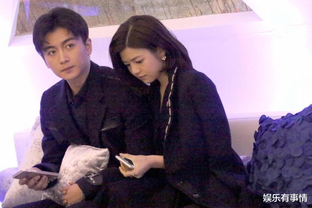 陈妍希|陈妍希过年陪儿子看电影,陈星星眼神冷酷声音软糯,陈晓未陪同