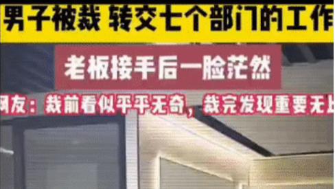 男子被裁，离职交接工作时老板一脸茫然，老板心想：裁他亏大了！