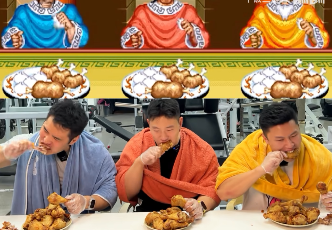 本想把脸埋进健身欧尼酱的缝里，不料他们都成了“正宗大飞柱”