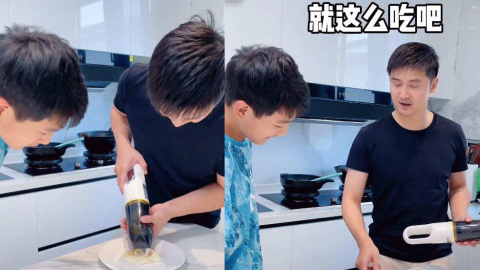 田亮晒父子日常，12岁小亮仔身高蹿好快，已超过171的爸爸