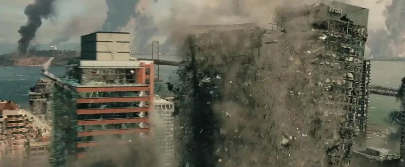 亚历山德拉·达达里奥再现魔鬼身材,和巨石·强森激情刺激的末日营救