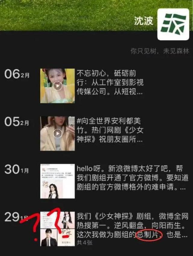 女孩|《少女神探》沈导被开除后,在官博发声:是女孩主动诱导,并录音!