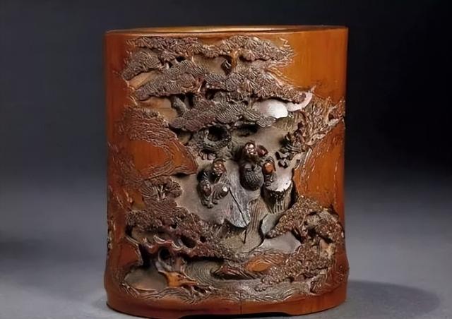 雕刻|老竹子包浆,真的太美了