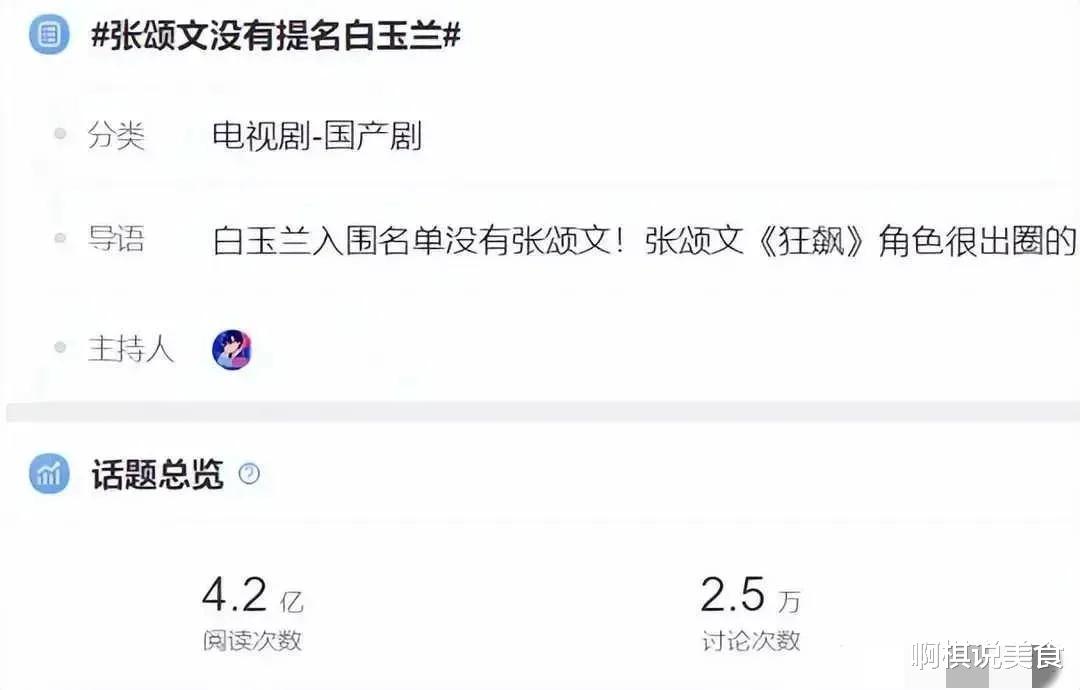 张颂文|张颂文落选再升级：白玉兰奖主办方电话被打爆，张译躺枪被骂惨！