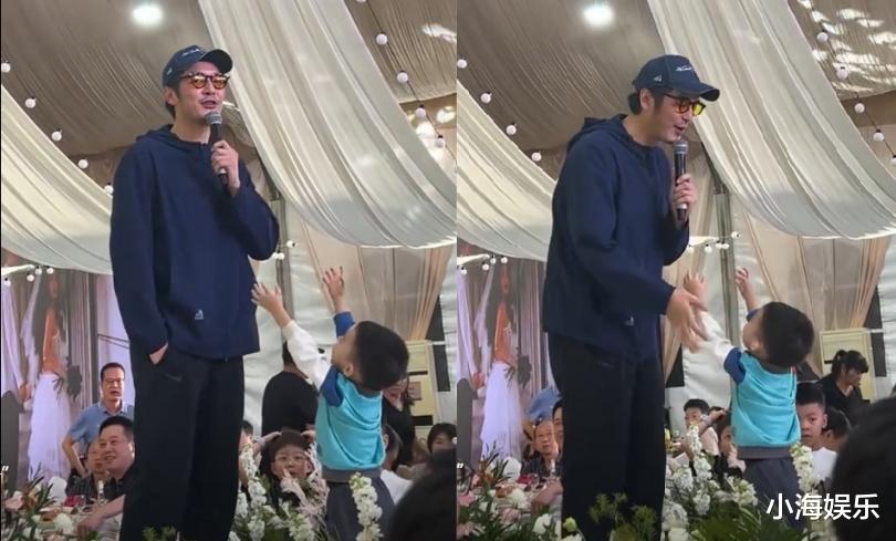 金世佳参加表弟婚礼，儿子罕见曝光长相帅气，和漂亮老婆隐婚多年