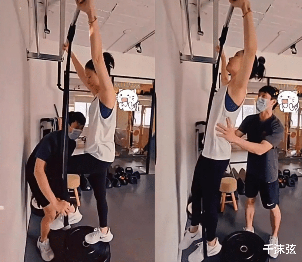 林心如|林心如夫妇差距大,女方与男教练健身露美背,霍建华大肚腩频喝酒