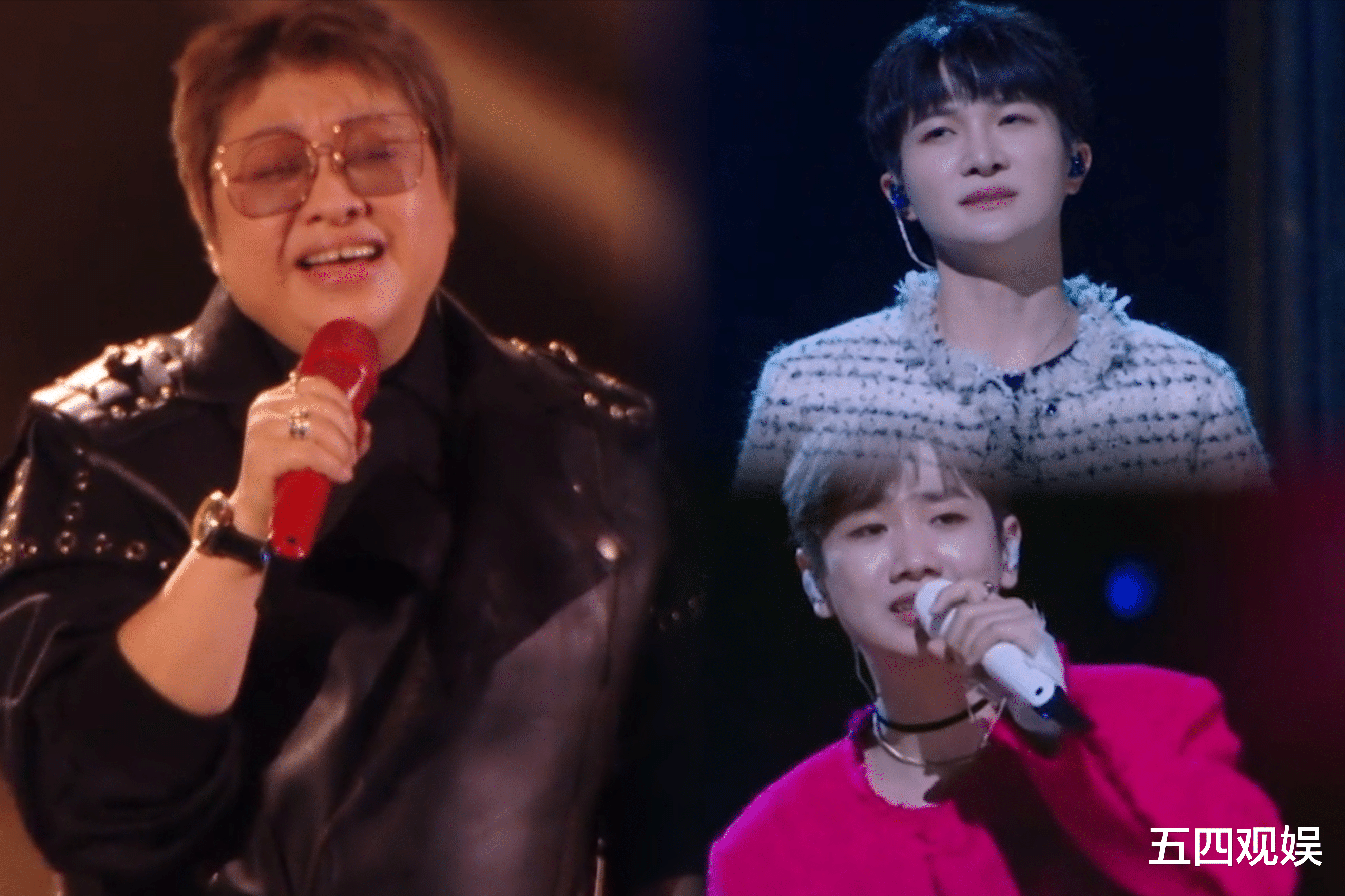 被韩红叫了一声“深哥”，周深社恐发作，躲进何炅的怀里瑟瑟发抖