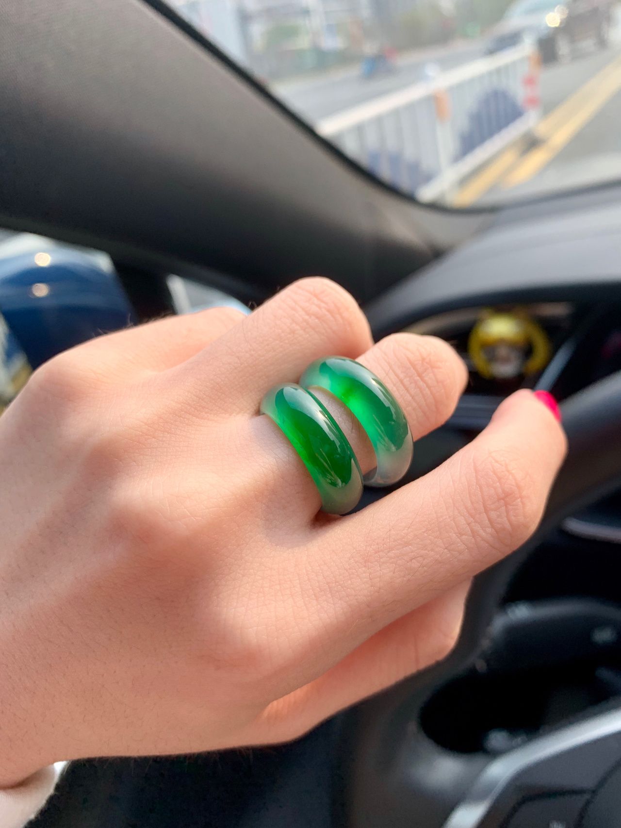 钱币|高货指环指尖上的一抹绿~