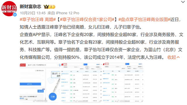 章子怡维护汪峰！否认汪峰爱赌不顾家，辟谣两人分割35亿财产