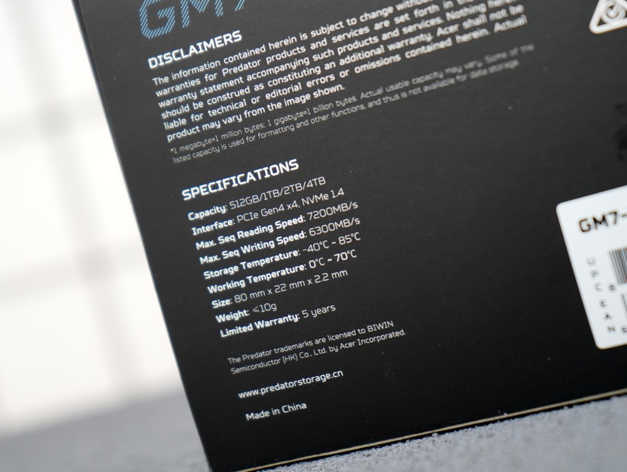 宏碁掠夺者GM7评测：PCIe 4.0 SSD中的佼佼者！